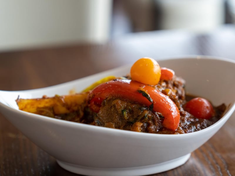 Prachee was awarded two votes from our readers. Pictured: Lamb Shank dish at Prachee Restaurant in Port Solent.