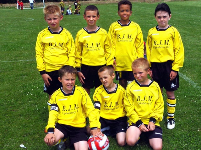 Back (from left): Harry Weston, Bradley Tarbuck, George Bailey, Michael McLaughlin. Front: Arnie Steer, Ryan Pennery, Lee Hursthouse