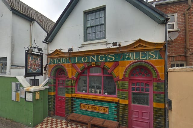 This pub in Netley Road is named after George Eden, 1st Earl of Auckland, who was a politician during the 19th Century and served as Governor-General of India. The sign depicts that Eden family coat of arms.