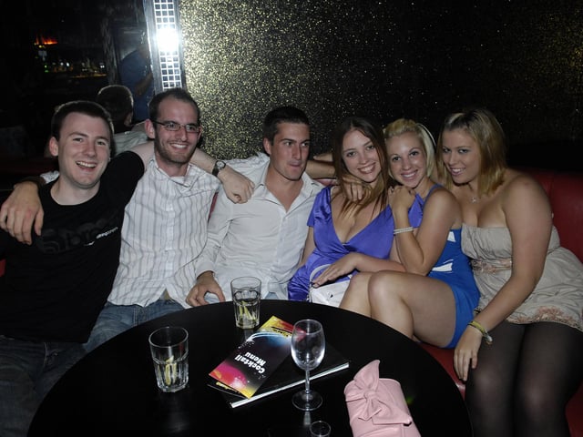 Clubbers enjoy a night out in Portsmouth in 2009. Picture: 093098-5