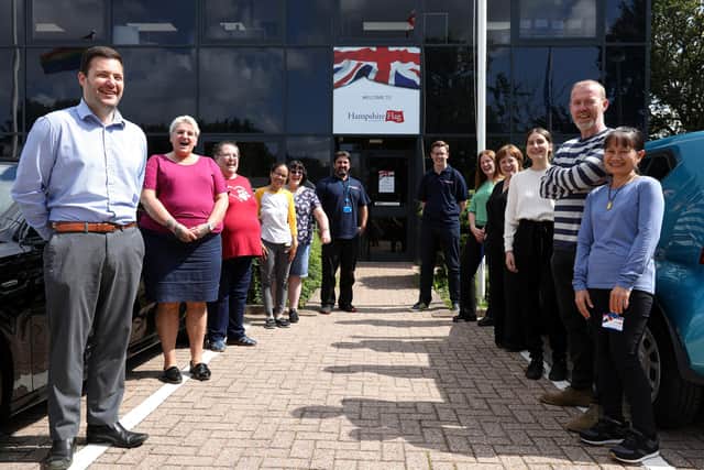 Hampshire Flag Company Ltd, Pipers Wood Industrial Park, WaterloovillePicture: Chris Moorhouse (jpns 130721-04)