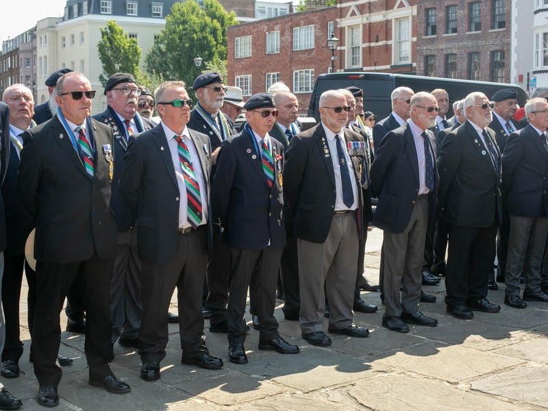 Pictured: Veterans at the event
Picture: Habibur Rahman