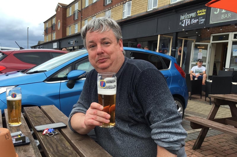 Andy Cazaux was impressed with the safety measures and service at JP’s Bar on Hartlepool Marina. On arrival the bar took his name and address asked him to sanitise his hands and he was served with his beer at a table in five minutes.