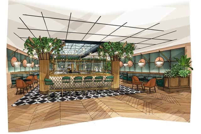 An artist's impression of the new bar planned for Mill Rythe in Hayling Island 