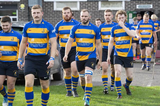 Gosport & Fareham ran in nine tries in their thumping win at Ellingham & Ringwood. Picture: Tommy McMillan