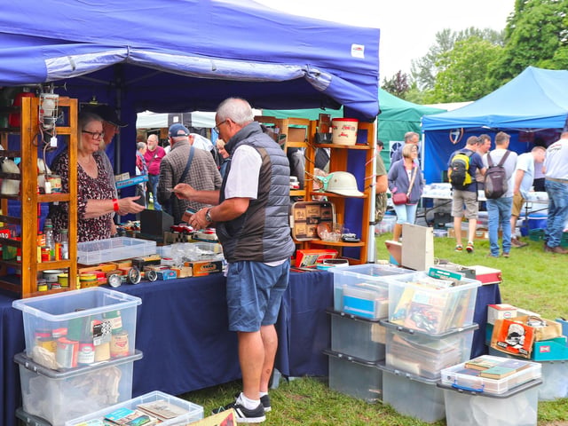 Books and automobilia at the Spring Autojumble