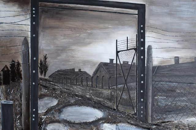 One of the pieces of art by student, Isabelle Knight.