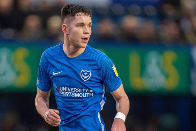 George Hirst has proven to be a revelation for Pompey since handed regular first-team starts last month. Picture: Stephen Flynn/ProSportsImages