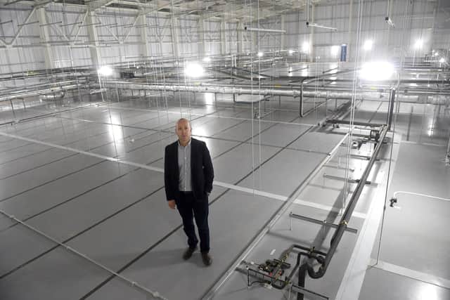 Portsmouth International Port's Border Control Post, off Mile End Road, Portsmouth.Pictured is: Mike Sellers, port director at Portsmouth International Port in the roof space at Border Control Post.Picture: Sarah Standing (040722-1272)