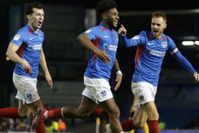 Ellis Harrison has been in close communication with John Marquis, left, and Tom Naylor, right, while football is suspended. Picture: Robin Jones