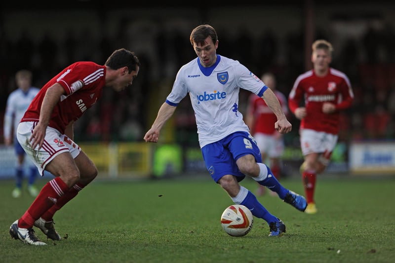 Pompey headed to Swindon on the back of 12 matches without a victory in all competitions and under caretaker boss Guy Whittingham. Encouragingly, by the 60th minute the match was goalless - then Paolo Di Canio introduced James Collins off the bench. He subsequently scored a 12-minute hat-trick and finished with four goals overall as the Robins ran riot for the remainder of the game to inflict a 5-0 thumping. Picture: Sarah Standing