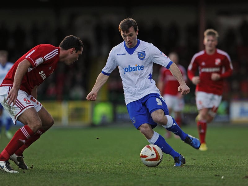 Pompey headed to Swindon on the back of 12 matches without a victory in all competitions and under caretaker boss Guy Whittingham. Encouragingly, by the 60th minute the match was goalless - then Paolo Di Canio introduced James Collins off the bench. He subsequently scored a 12-minute hat-trick and finished with four goals overall as the Robins ran riot for the remainder of the game to inflict a 5-0 thumping. Picture: Sarah Standing