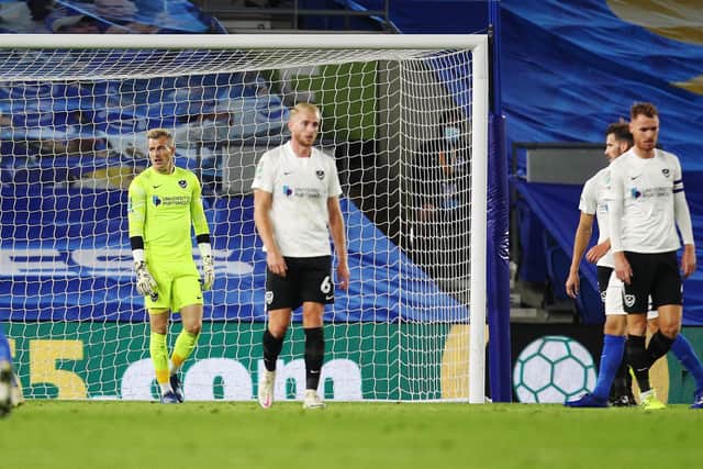 Pompey's Carabao Cup match at Brighton was a result to forget - but the Blues received £100,000. Picture: Joe Pepler