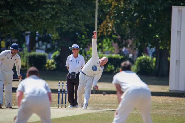Sullivan White took five wickets as Burridge thrashed Hampshire Academy. Picture by Alex Shute