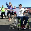 The Simplyhealth Great South Run 2018 took place in Southsea on Sunday October 21.
Pictured is: David Williamson at the finish line.