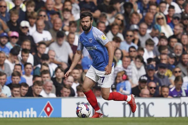 Joe Rafferty has made a favourable early impact since arriving at Fratton Park in July. Picture: Jason Brown/ProSportsImages