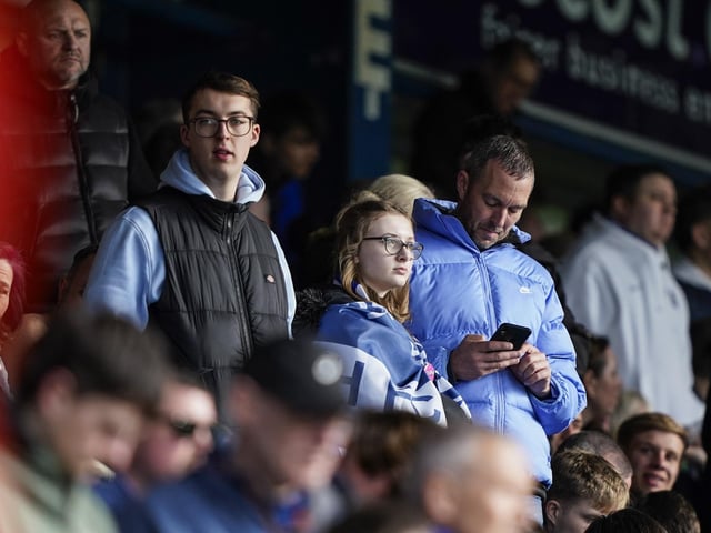 Pompey fans didn't have far to travel to the game at Wycombe.