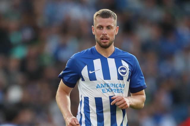 Adam Webster has been at Brighton since August 2019, making more than 100 Premier League appearances. Picture: Henry Browne/Getty Images