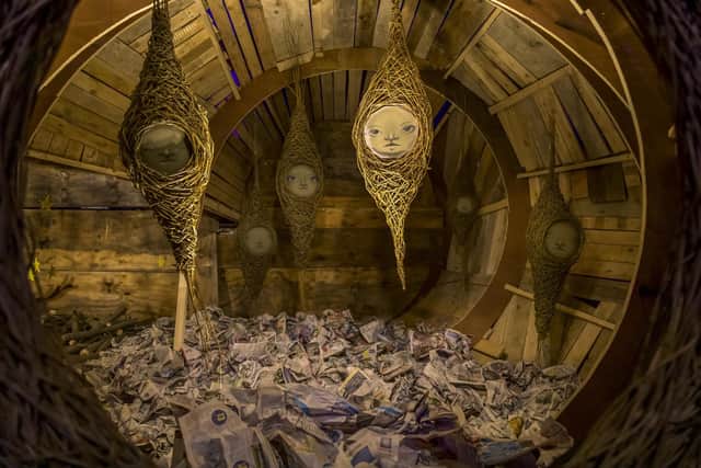 A scene from My Dog Sighs' exhibition, Inside. Picture: Mike Cooter