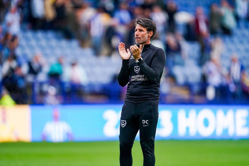 Danny Cowley salutes Pompey's fans at Sheffield Wednesday