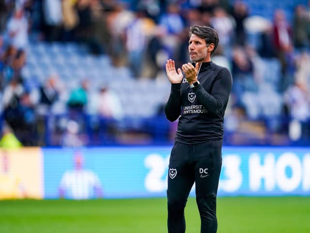 Danny Cowley salutes Pompey's fans at Sheffield Wednesday