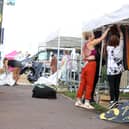 Scene in Portsmouth at the Victorious site clean up starts after the festival.

Monday 28th August 2023.

Picture: Sam Stephenson.