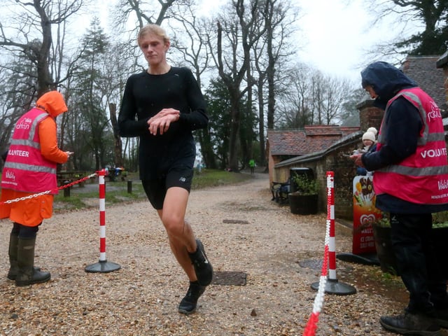 Winner Thomas Beasley. Picture: Chris Moorhouse
