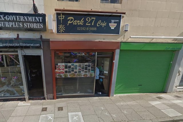 Park 27 Cafe, Portsmouth, has a Google rating of 4.5 with 120 reviews.