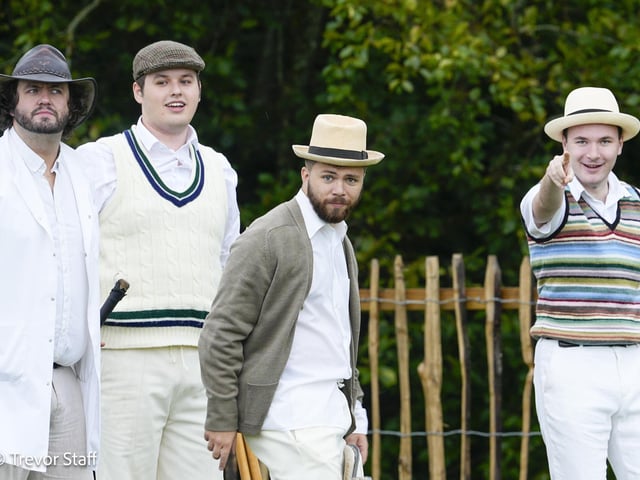 Attendees turned up in fantastic vintage garb to enjoy a day of classic car displays and entertainment. Even the weather couldn't dampen spirits.