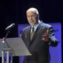 Michael Eisner addressed members of Pompey Supporters' Trust at the Portsmouth Guildhall in May 2017 in a bid to earn their backing in his takeover attempt. Picture: Neil Marshall (170302-3)