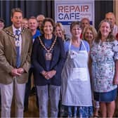 Guests and volunteers at the launch of the new Repair Cafe. Picture: Debbie Mcilroy Photography
