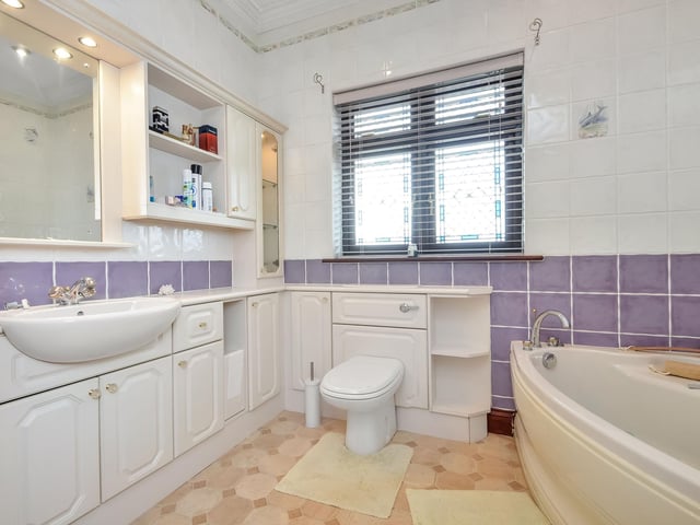 This semi-detached family home is on the market with a guide price of £725,000. It is listed by Fine and Country