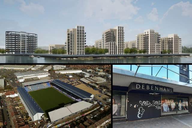 Sites in Tipner, the city centre and Fratton Park are all considered to be key in the local plan