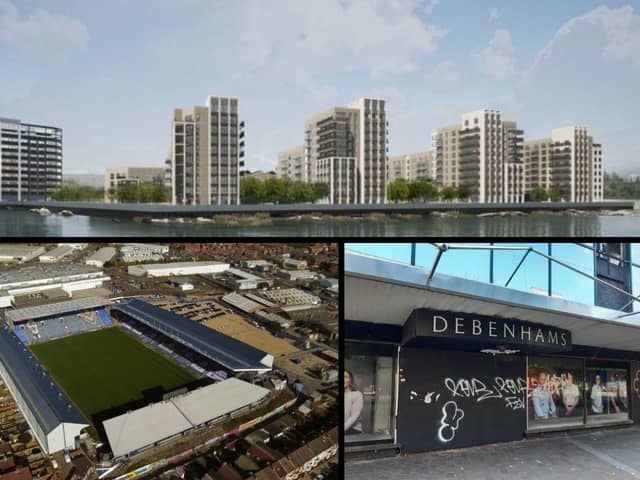 Sites in Tipner, the city centre and Fratton Park are all considered to be key in the local plan