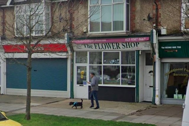 The Flower Shop by Alison, on Copnor Road, has a rating of 4.8 out of five from 31 reviews on Google.