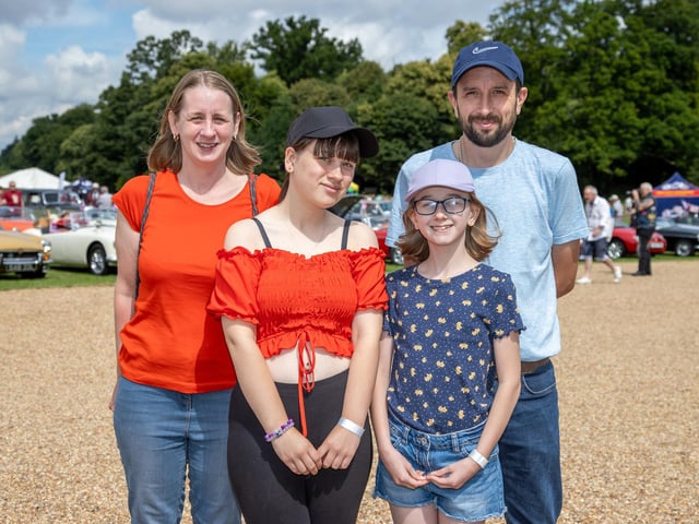 Stansted Park opened its doors for its Summer Festival this weekend, with re-enactments, vintage vehicles, archery, horse displays and lots of fun for the family.Pictured - Overy Family from PortsmouthPhotos by Alex Shute