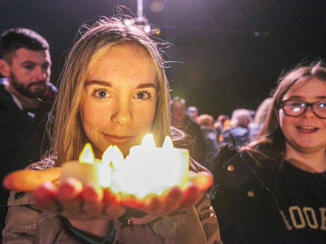 Dollie-Rae Green, 13. Rowans Hospice Lake of Lights, Canoe Lake, SouthseaPicture: Chris Moorhouse (jpns 171223-31)