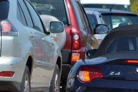 Heavy delays of 35 minutes on M27 following overturned lorry.