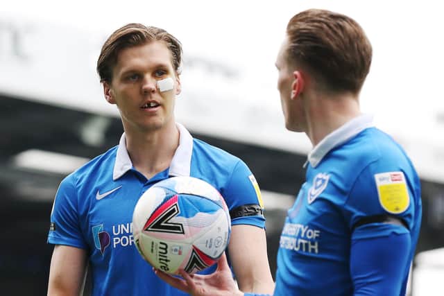 Sean Raggett was surprisingly given the go-ahead to start against Burton on Saturday. Picture: Joe Pepler