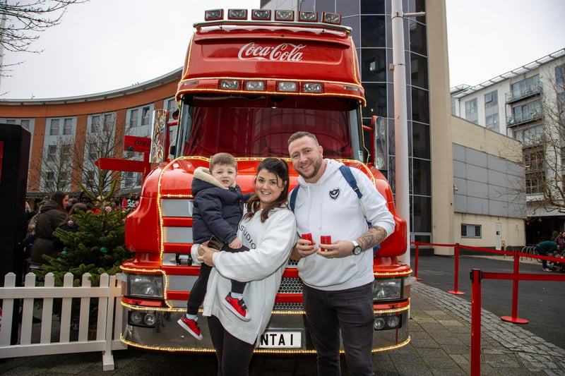 Pictured - The Lake Family from London.