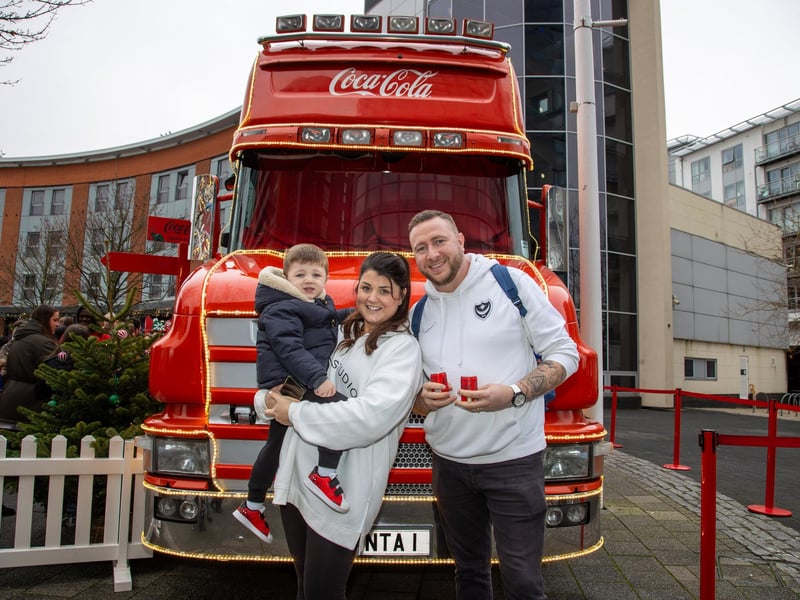 Pictured - The Lake Family from London.