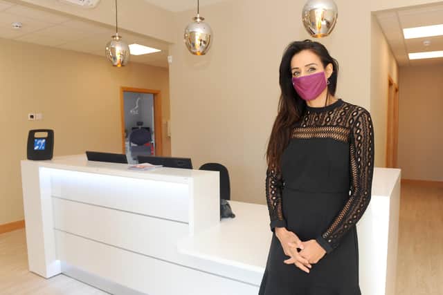 Anushika Brogan, managing director of Damira Dental Studios, in the new surgery in Wickham.

Picture: Sarah Standing (260221-3845)