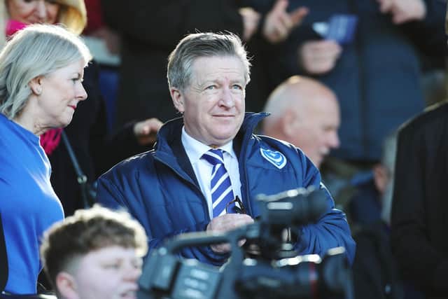 Chief executive Andrew Cullen and sporting director Richard Hughes are in charge of Pompey's search for a new head coach