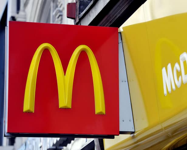 A McDonald's sign. Picture: Nick Ansell/PA Wire