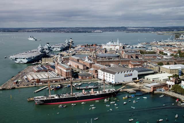 Portsmouth's Historic Dockyard. Pic: BasPhoto - stock.adobe.com