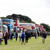 The Provincial Society Bus Rally at Stokes Bay in Gosport.