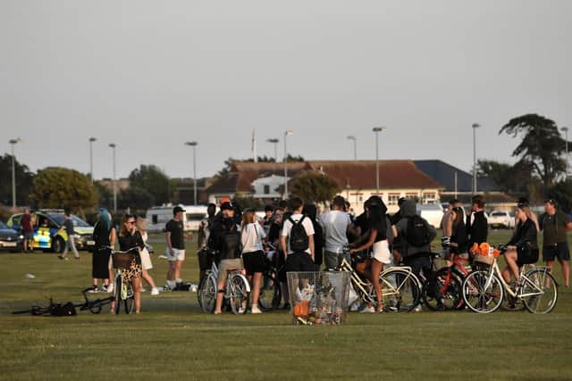 Large groups gathered on Southsea Common on Tuesday, May 26. Picture: Ashley Cronk/@Holistic.Trash
