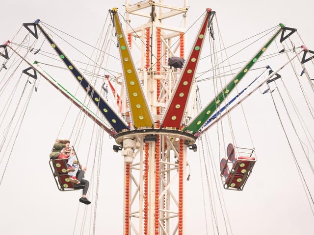 Southsea Travelling Funfair is proving popular with locals. The funfair is currently on Castle Field, Southsea, and will be there until May 6, 2024. Picture: Keith Woodland (270421-23)