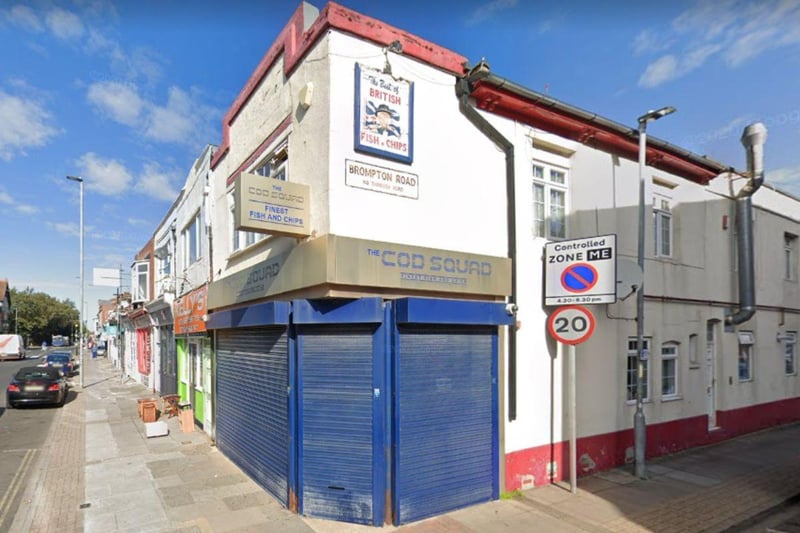 The Cod Squad at 39 Highland Road, Southsea was given a one-out-of-five rating after a Food Standard's Agency inspection on February 18.