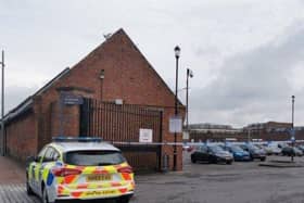 A Royal Navy bomb disposal team removed a suspicious device as police made scene safe in Cooperage Green, Gosport 